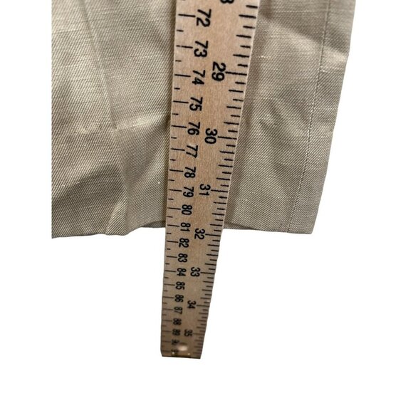 Blackberrys Mens linen blend office trouser pants Beige sz 36 - Picture 8 of 12